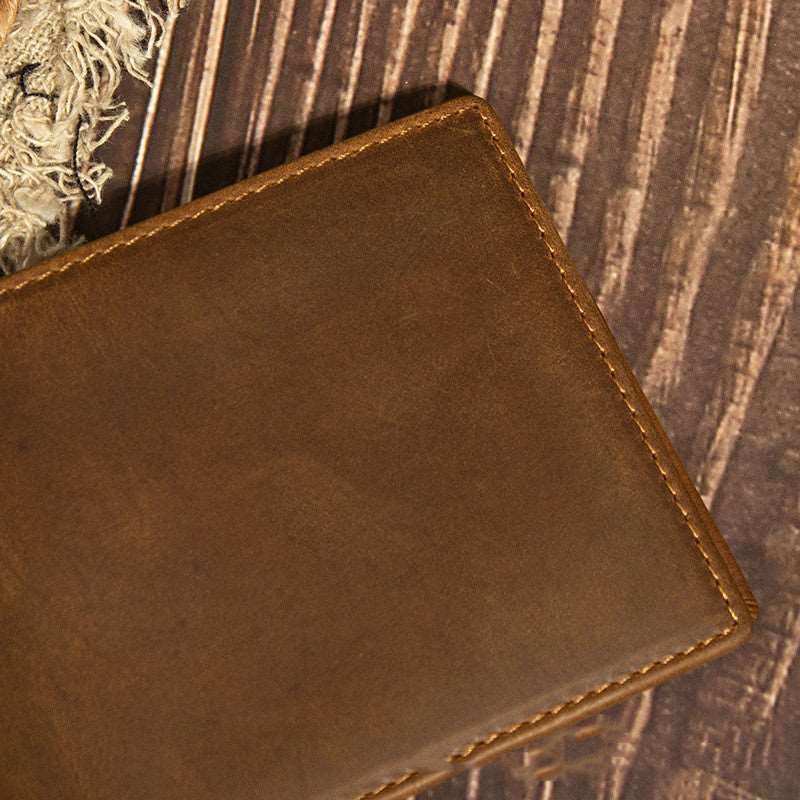 Men Fashion Layer Leather Wallet - Mensclub.co.uk