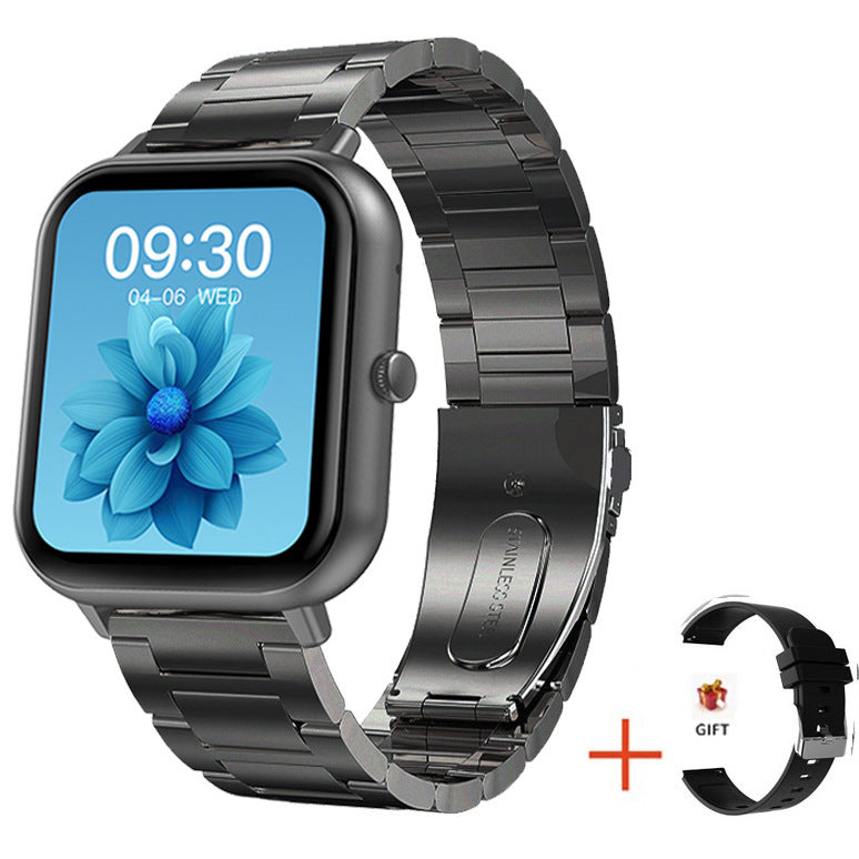 AI Voice Assistant Smart Watch | Heart Rate, Blood Pressure, Blood Oxygen & Sleep Monitoring | Waterproof AMOLED Touch Screen