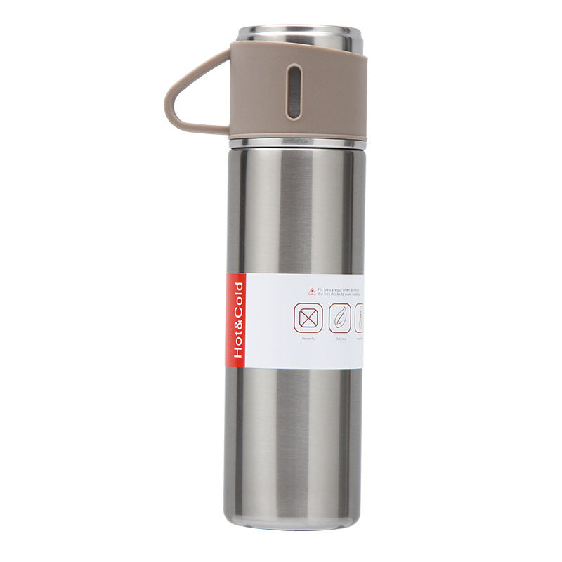 Stainless Steel Hand-Carried Mug | 12-Hour Insulation, Dual-Layer Design | Customizable for Men & Women