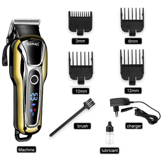 Professional Hair Clipper | 1000mAh Battery | 120 Minutes Runtime | Complete Grooming Kit