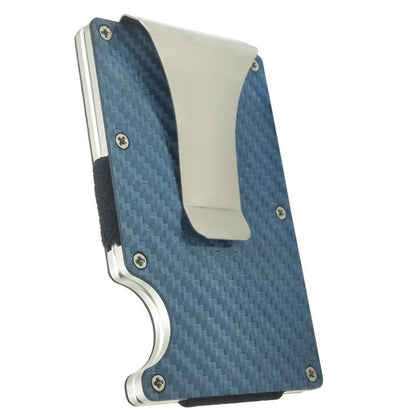 Carbon fiber metal wallet - Mensclub.co.uk