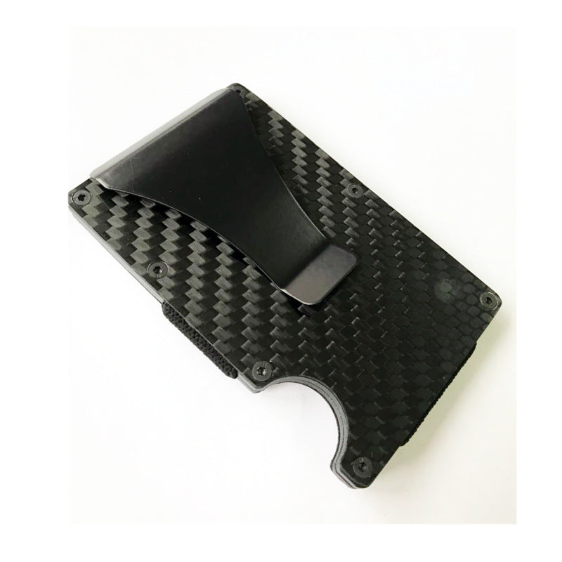 Carbon fiber metal wallet - Mensclub.co.uk