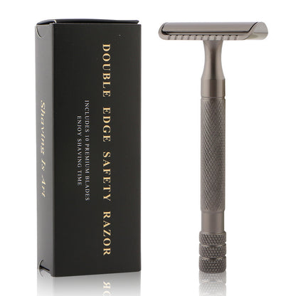 Vintage Manual Razor | Professional Shaving | High-Quality Blades | Multiple Colors