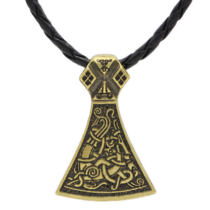 Viking Mamen Axe Necklace – Sleek & Simple Design, Fine Workmanship | 58CM Chain | Perfect Gift