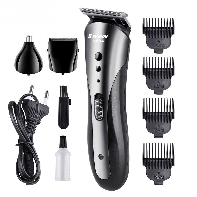 Three-in-One Men's Multifunctional Grooming Suit | SH-1976 Model | Compact & Rechargeable