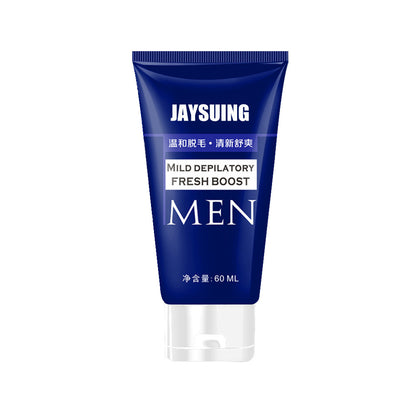 Men's Hair Removal Cream - Rapid 5-Minute Hair Removal, Natural Ingredients, Moisturizing for Smooth Skin