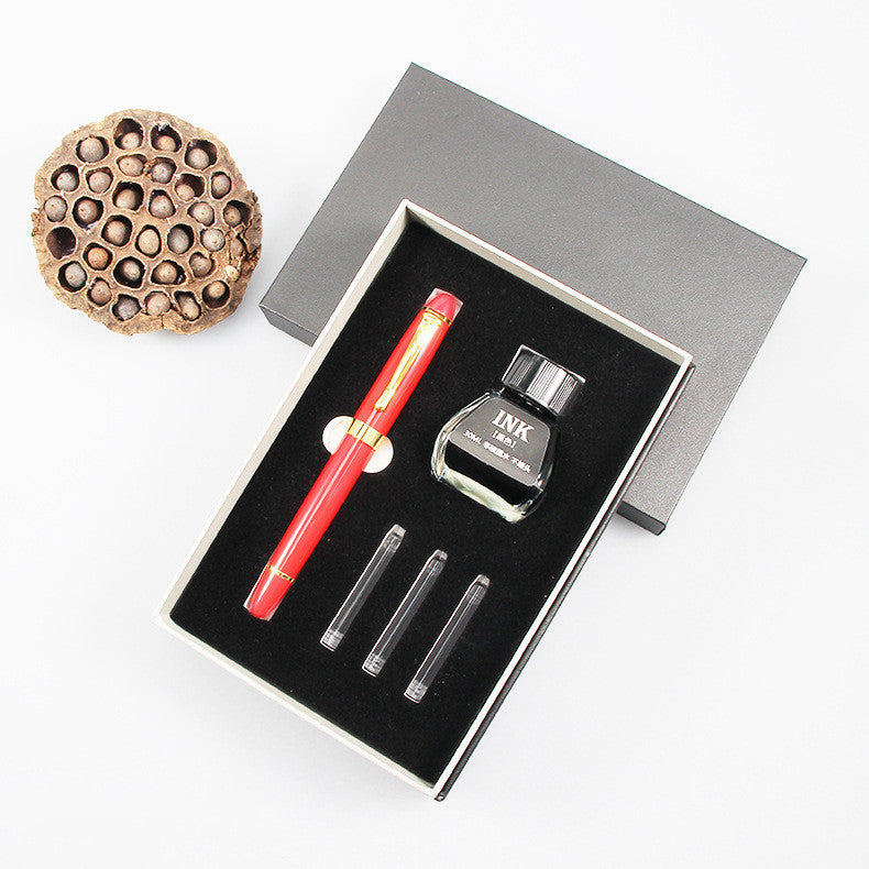 Business Stationery Set Gift Box | Metal Shell, Alloy Nib, Ink Supply System | Perfect for Professionals