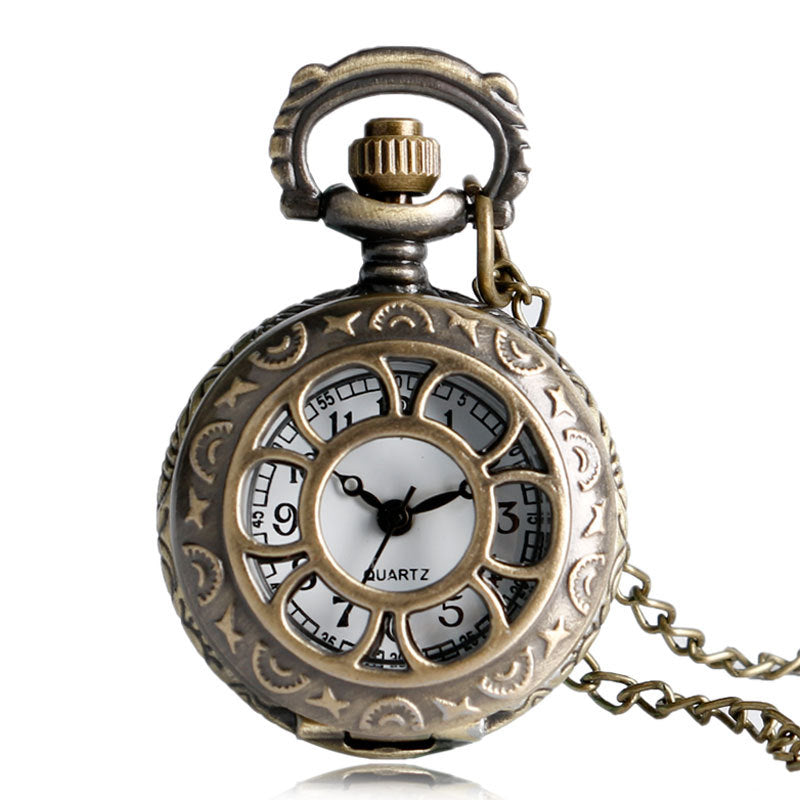 Vintage Alice Openwork Petal Pocket Watch - Mensclub.co.uk