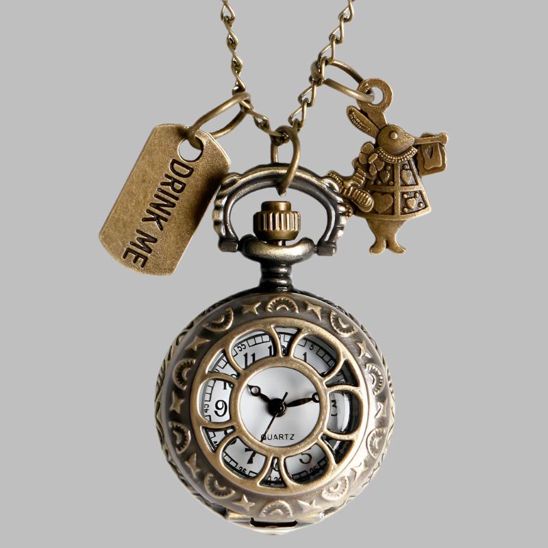 Vintage Alice Openwork Petal Pocket Watch - Mensclub.co.uk