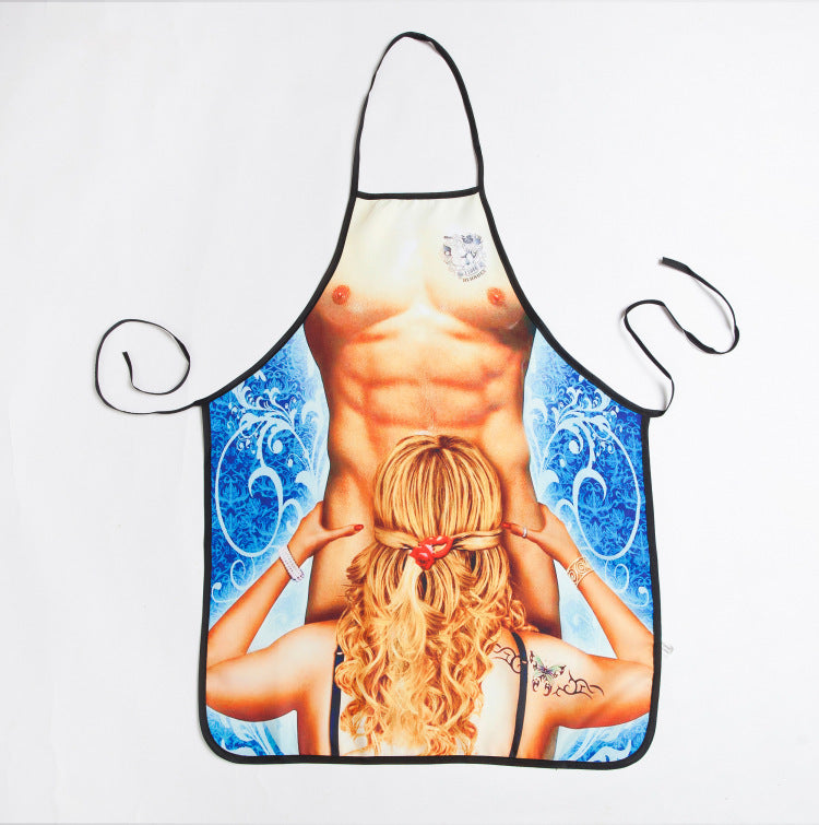 Funny Durable Kitchen Apron | Polyester Fabric, Full Coverage for Cooking & Hosting