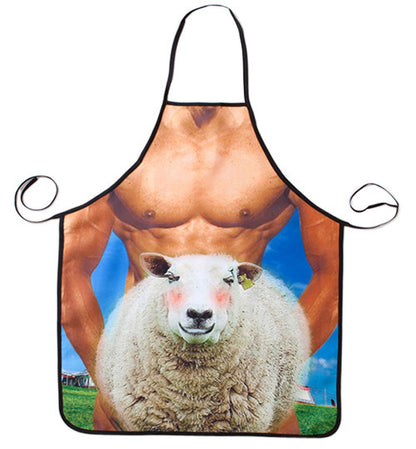 Funny Durable Kitchen Apron | Polyester Fabric, Full Coverage for Cooking & Hosting