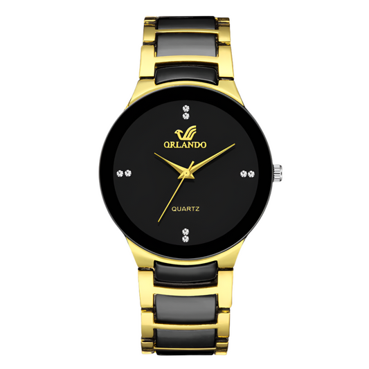 Versatile Quartz Watch - Elegant Design, Minimalist Style, Lightweight, Alloy Strap, 3.8 cm Dial Diameter