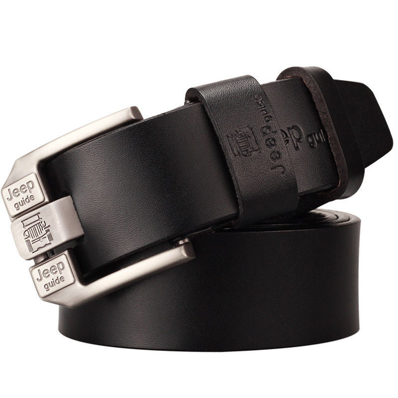 Wear-Resistant Classic High-End Belt | Durable Artificial Leather | Alloy Buckle | All-Match Style for Men