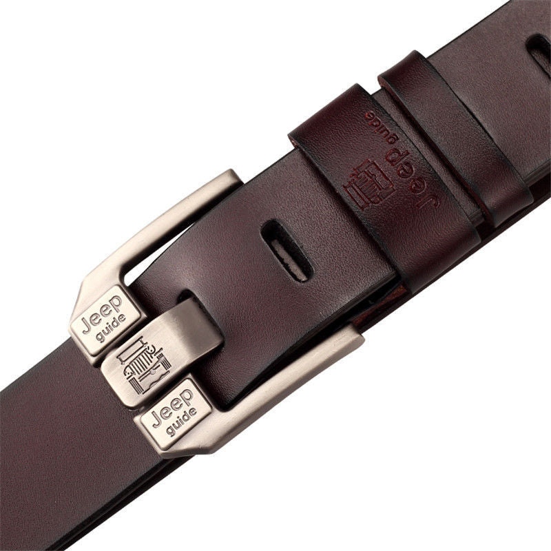 Wear-Resistant Classic High-End Belt | Durable Artificial Leather | Alloy Buckle | All-Match Style for Men