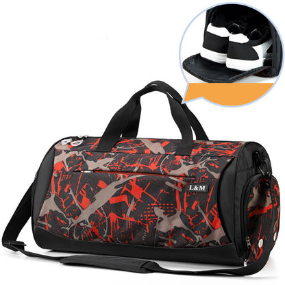 Men's Fitness Sports Bag | Durable Oxford Cloth with Zipper Opening | Stylish & Functional