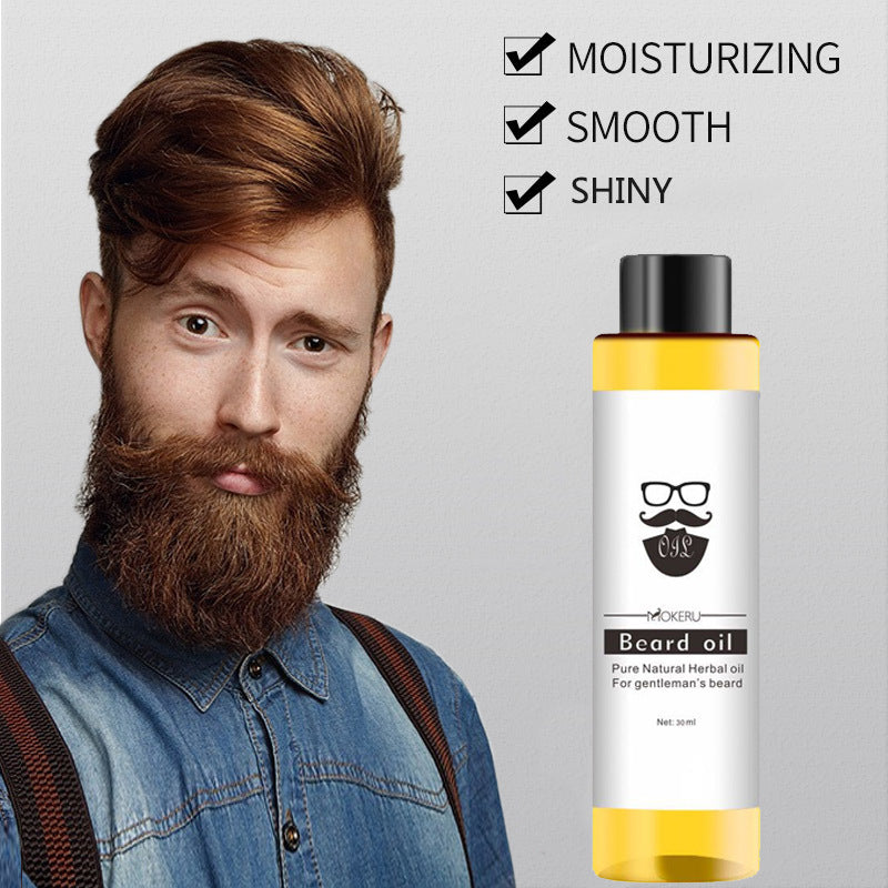 Silky Smooth Beard Oil Spray - Non-Greasy, Fast-Absorbing, Enhances Luster & Promotes Growth