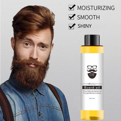 Silky Smooth Beard Oil Spray - Non-Greasy, Fast-Absorbing, Enhances Luster & Promotes Growth