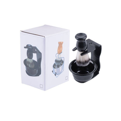 Men's Beard Suit Pogonotomy Brewing Bowl Barber Beard Cleaning Care Nylon Hair Beard Brush