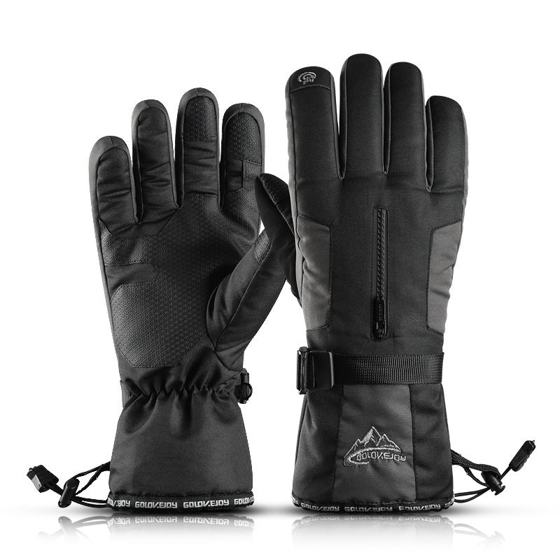 Sports Thickening Cotton Ski Gloves | Warm Split Finger Design for Men & Women