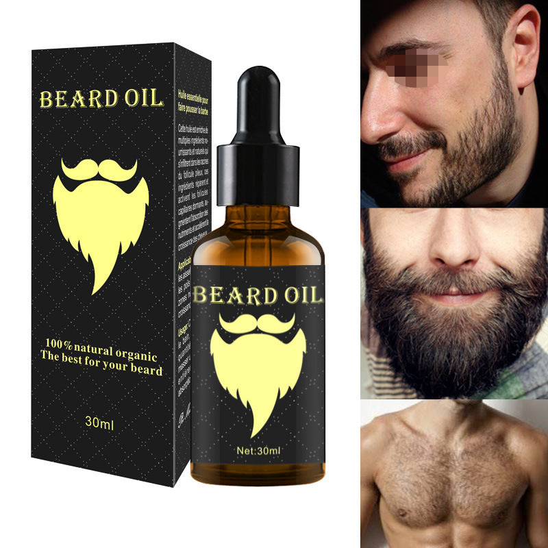 Sage Scented Beard Oil - Men's Care, 30ml, Nourishing & Softening Formula for Well-Groomed Beards