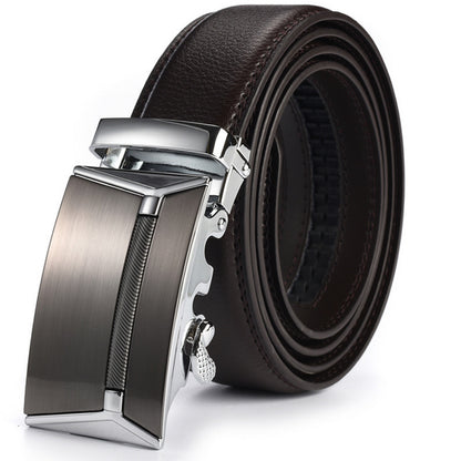 Professional Double Skin Leather Belt for Men | Business Style | Automatic Buckle