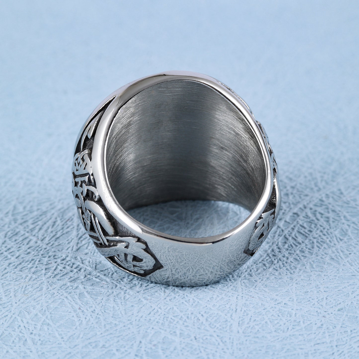 Viking Nautical Seal Totem Ring – High-Quality Alloy, Bold Personality Style | Eye-Catching Design