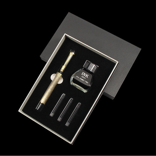 Business Stationery Set Gift Box | Metal Shell, Alloy Nib, Ink Supply System | Perfect for Professionals