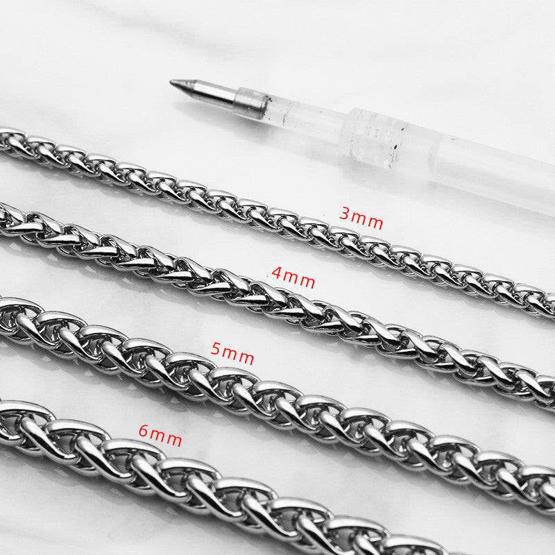 Men's Titanium Steel Necklaces | Durable & Tarnish-Resistant | Stylish Long-Lasting Accessory