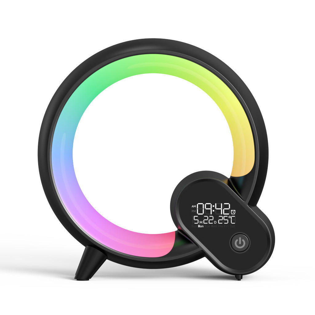 Creative Q Light Analog Sunrise Alarm Clock | Digital Display with 15 White Noise Songs & Smart App Control