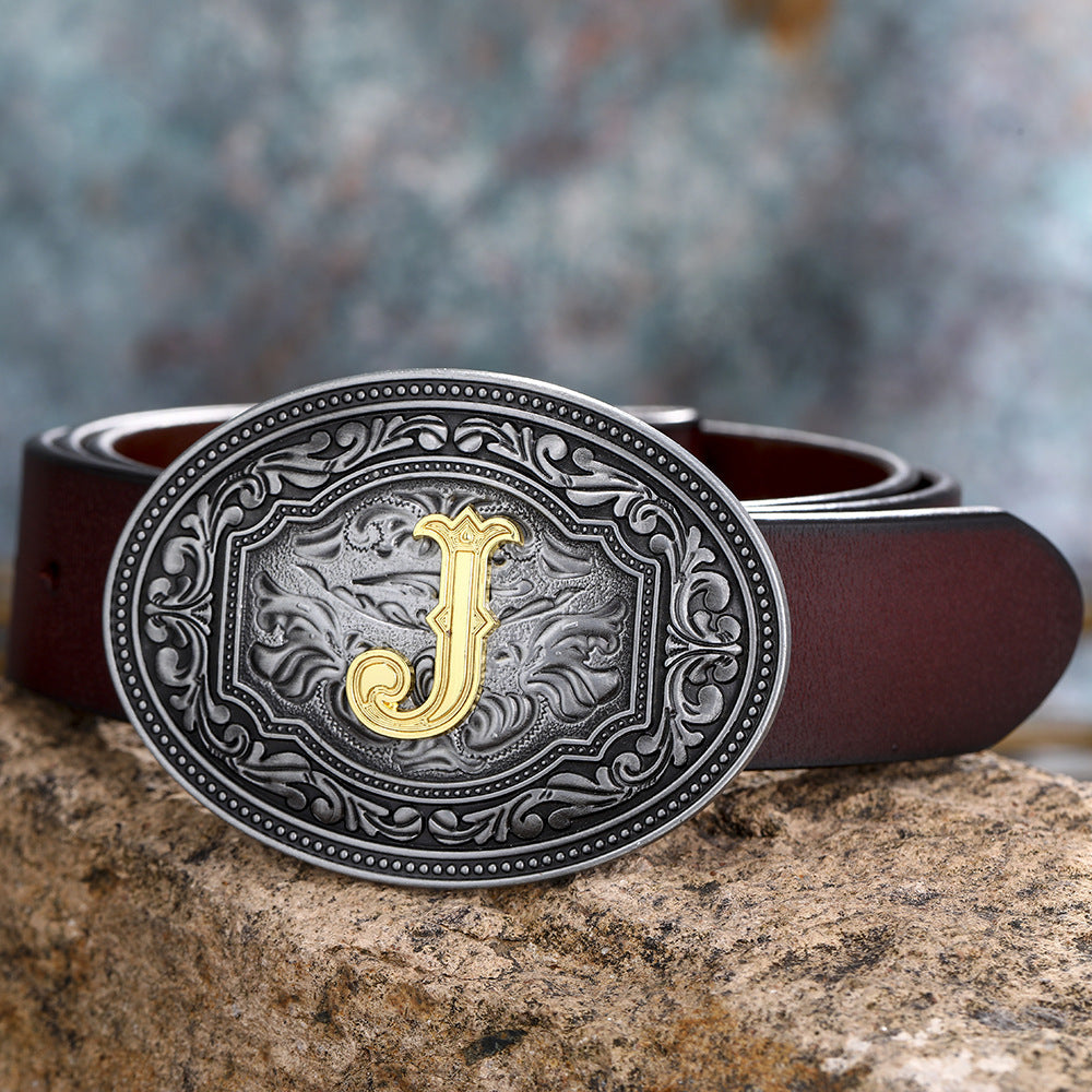 Personalized Letter Buckle Belts – Fashionable & Simple Accessory