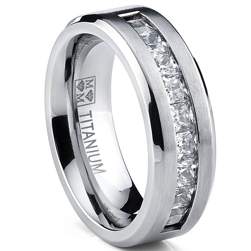 Diamond Men's Rings Luxury Wedding Engagement - Mensclub.co.uk