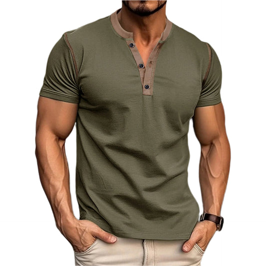 Men's Fashion Short-Sleeved Polo Shirt – Stylish & Versatile Summer Essential