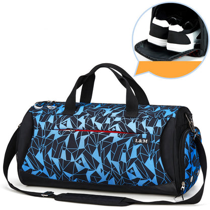 Men's Fitness Sports Bag | Durable Oxford Cloth with Zipper Opening | Stylish & Functional