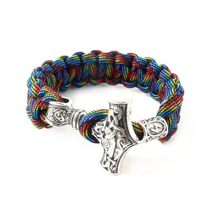 Unisex Viking Bracelet – Metal with Geometric Design | Stylish & Versatile Accessory