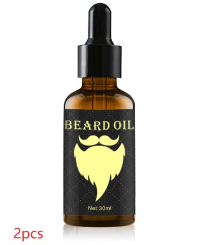 Sage Scented Beard Oil - Men's Care, 30ml, Nourishing & Softening Formula for Well-Groomed Beards