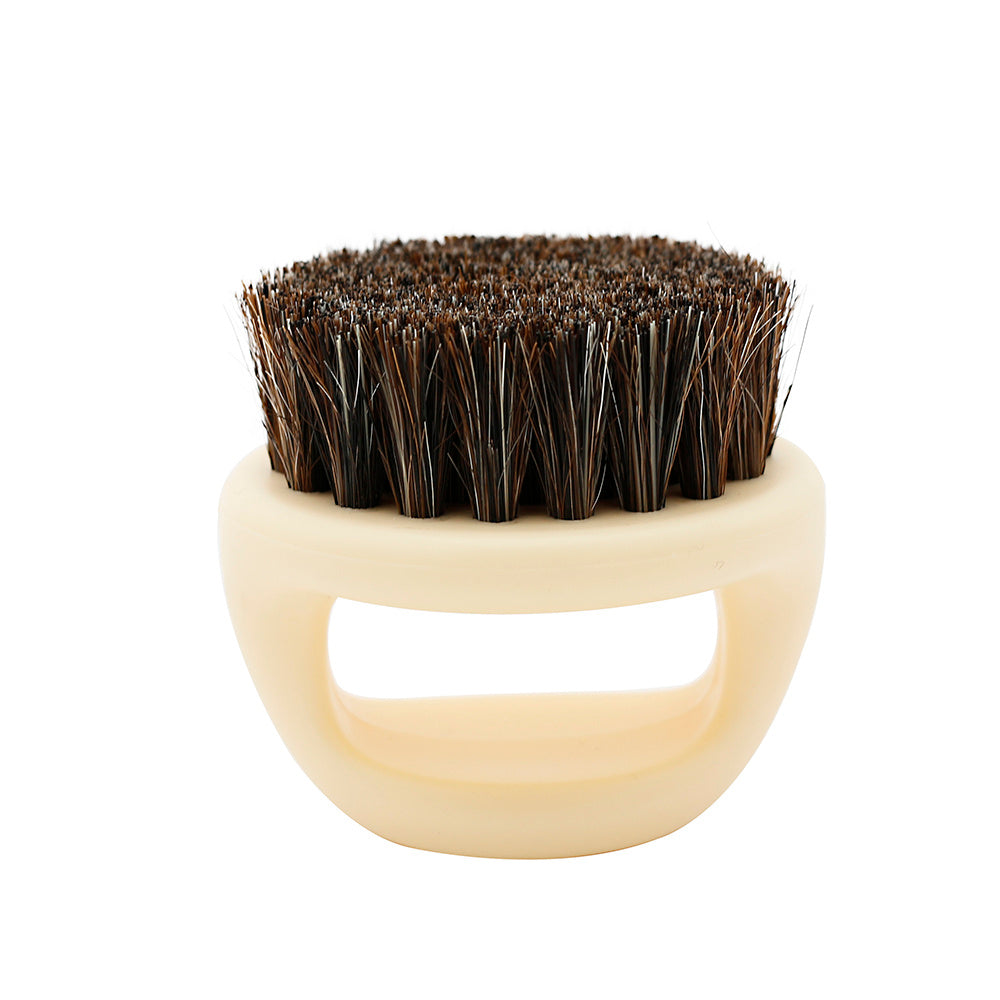 Men's Bristle Beard Comb - High-Quality ABS Material, Compact Size, Available in White/Black