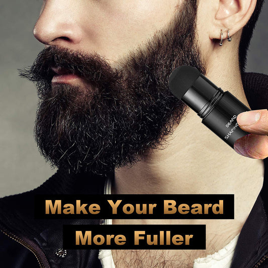 Thick Powder Beard Filled Denser Stick Shaper | High-Quality Rayon Bristles | Portable & Durable