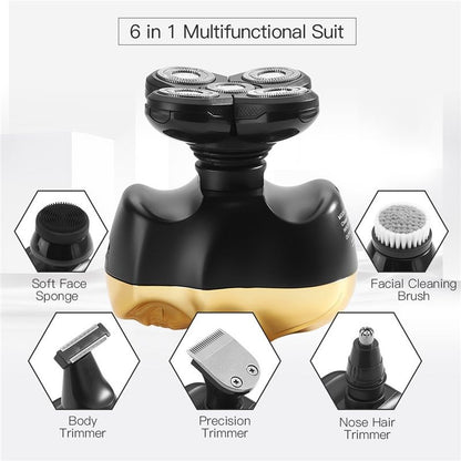 NG-2025B Skull Design Electric Grooming Kit | 6-in-1 Multi-Function | USB Fast Charge | Waterproof