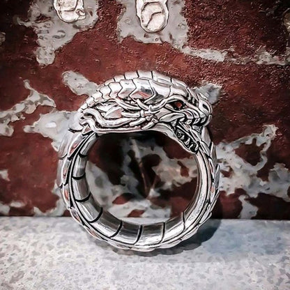 Vintage ethnic Dragon Male Rings - Mensclub.co.uk