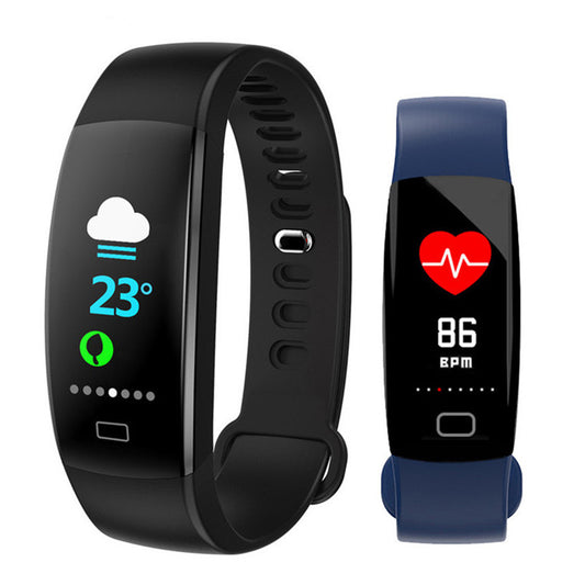 Smart Heart Rate Sensor Bracelet | Fitness Tracker | 0.96-Inch Color Screen | Long Battery Life