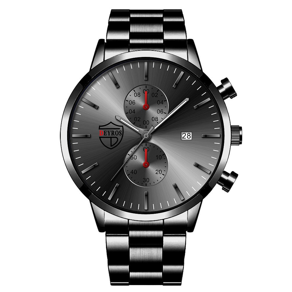 Men's Fashion Luminous Watch Stainless Steel - Mensclub.co.uk