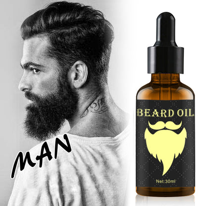 Sage Scented Beard Oil - Men's Care, 30ml, Nourishing & Softening Formula for Well-Groomed Beards