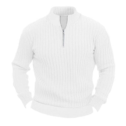 Leisure Pullover Men's Sweater – Straight Fit for Everyday Comfort