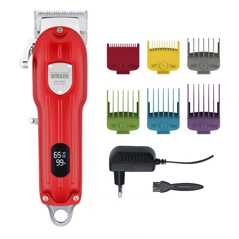 NG-2025B Digital Display Electric Rechargeable Hair Clipper - Precise & Effortless Grooming