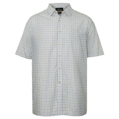 Mens Champion Short Sleeve Tattersall Shirt - 3041-3