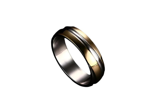 New Fashion Men's Daily Wear Ring – Lead & Nickel Free Black Stainless Steel | Stylish & Durable