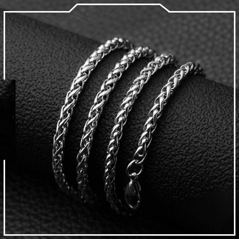 Men's Titanium Steel Necklaces | Durable & Tarnish-Resistant | Stylish Long-Lasting Accessory