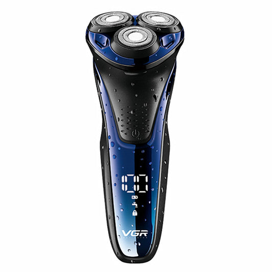 USB Three-Head Electric Beard Cutter | Dual-Use Power | Quick Charging | Washable