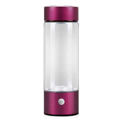 Hydrogen Water Bottle | Portable Borosilicate Glass, Antioxidant Technology for Cellular Health & Hydration