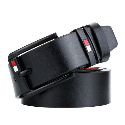 Versatile Men's Split Leather Belt with Alloy Buckle – Perfect for Fashion & Casual Wear